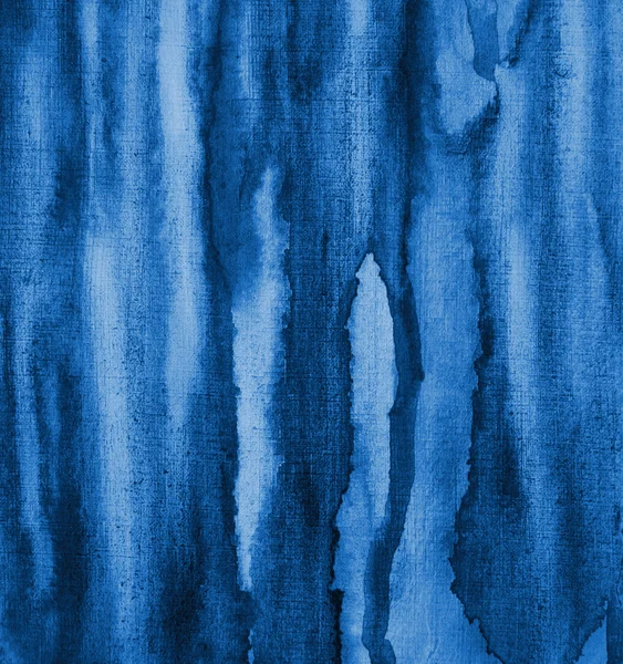 Acuarela azul abstracta sobre la textura del papel como fondo. Christm. —  Fotos de Stock