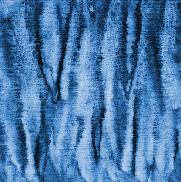 Abstraktní modré akvarel na papíře texturu pozadí. Vánoce — Stock fotografie