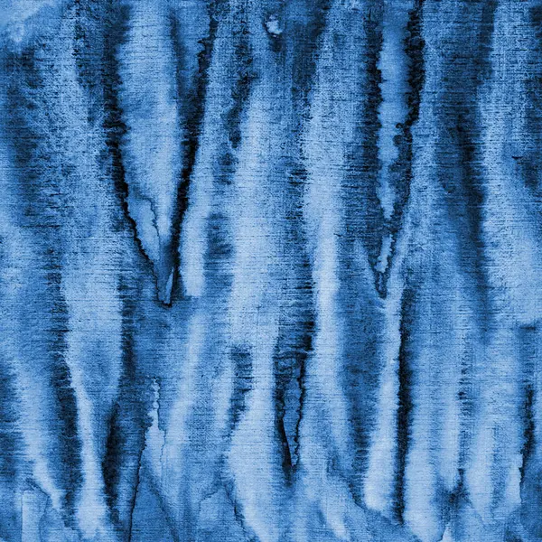 Acuarela azul abstracta sobre la textura del papel como fondo . — Foto de Stock