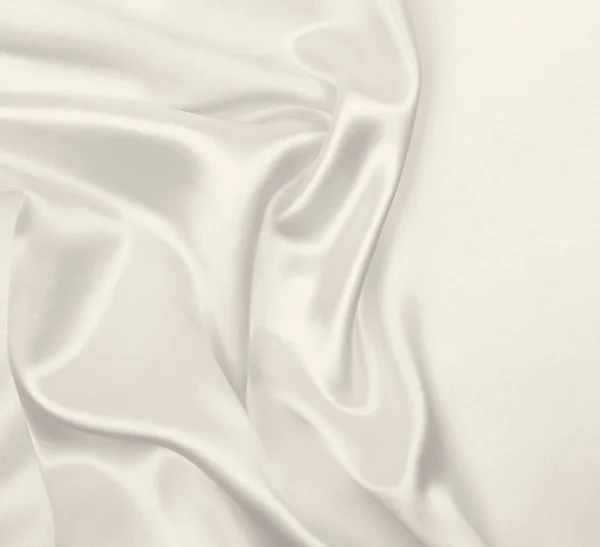Smooth elegant golden silk or satin luxury cloth texture as wedd — Stock Photo, Image