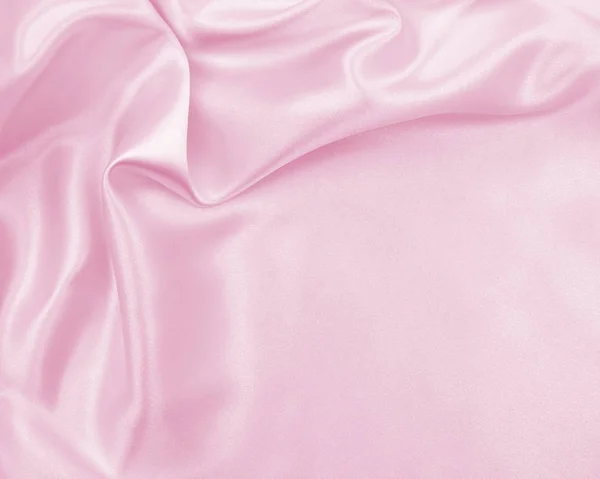 Smooth elegant pink silk or satin texture as wedding background. — Stock Photo, Image