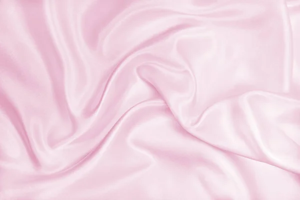 Smooth elegant pink silk or satin texture as wedding background. — Stock Photo, Image