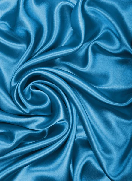 Suave elegante seda azul o satén textura de tela de lujo como abstra —  Fotos de Stock