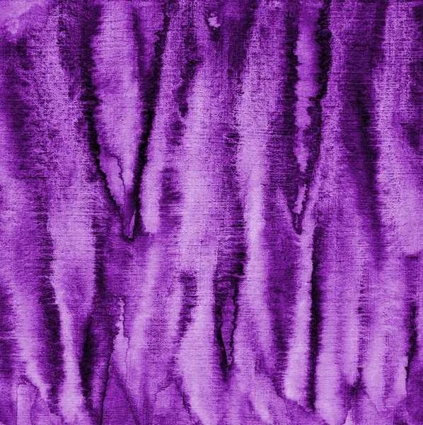 Aquarelle lilas abstraite sur texture de papier comme fond — Photo