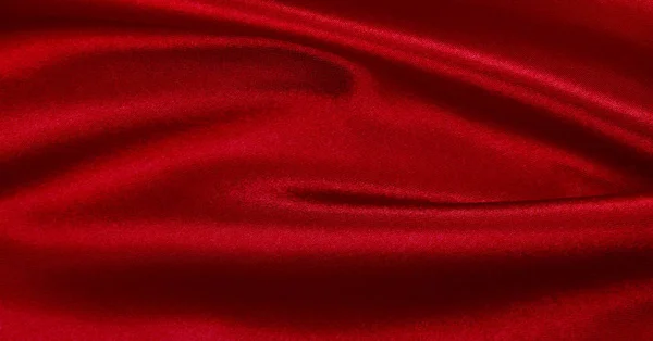 Sutra merah halus elegan atau tekstur kain mewah satin sebagai abstrac — Stok Foto