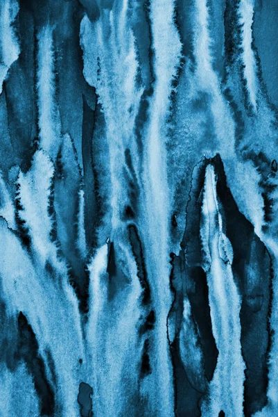 Abstrakcja Niebieski akwarela na tekstury papieru jako tło. Christm — Zdjęcie stockowe