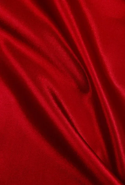 Sutra merah halus elegan atau tekstur kain mewah satin sebagai abstrac — Stok Foto