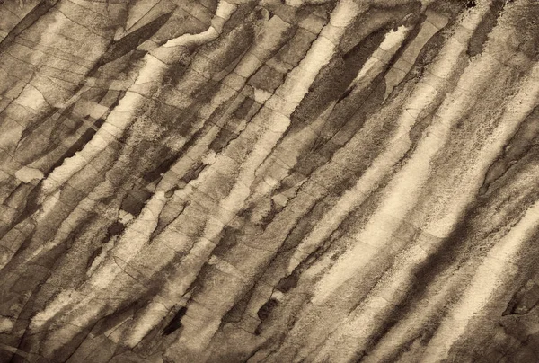 Abstracte waterverf op papier textuur als achtergrond. In Sepia ton — Stockfoto