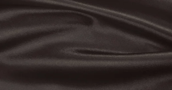Ομαλή και κομψό καφέ μεταξωτό ή σατέν υφή ως αφηρημένη backgroun — Φωτογραφία Αρχείου