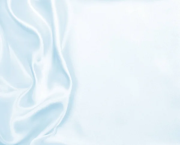 Liscio elegante seta blu o raso tessuto di lusso texture come abstra — Foto Stock