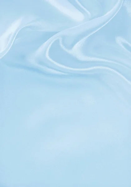 Glatte elegante blaue Seiden- oder Satin-Textur als Hintergrund — Stockfoto