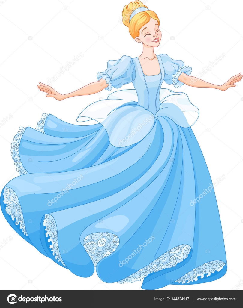 Cinderella drawing imágenes de stock de arte vectorial | Depositphotos