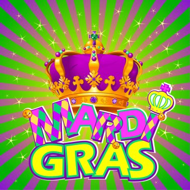 Mardi Gras template