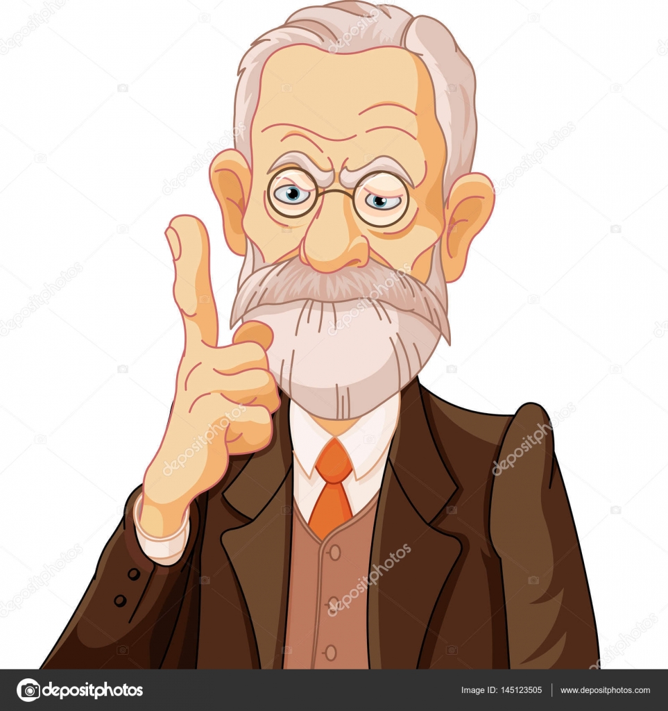 Cartoon Sigmund Freud Stock Vector Image By C Dazdraperma