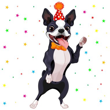 Cute karikatür köpek 