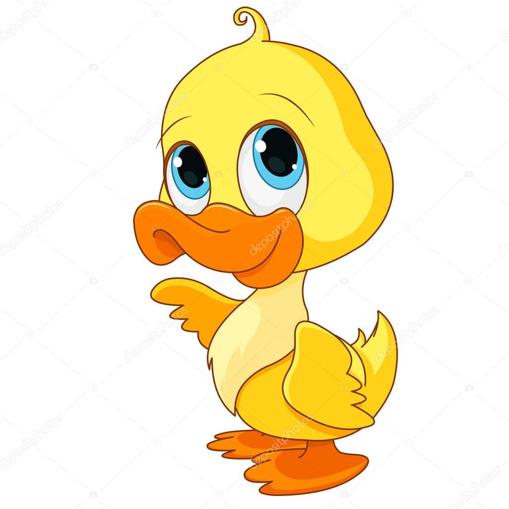 cartoon duck baby
