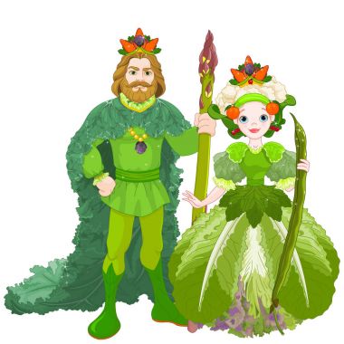  vegetable  Royal Couple clipart