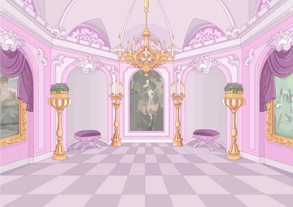 Luxe paleis hall — Stockvector