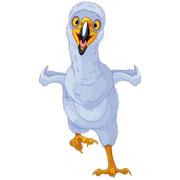 Mignon aigle oiseau — Image vectorielle