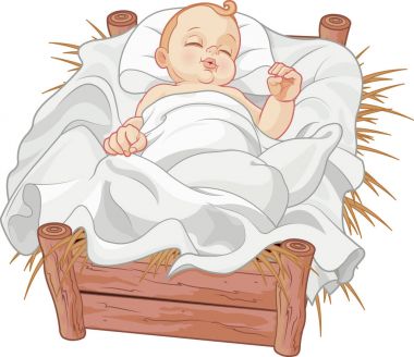 Bebek İsa uyuyor 