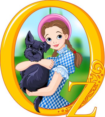 Dorothy ve Toto. İllüstrasyon 