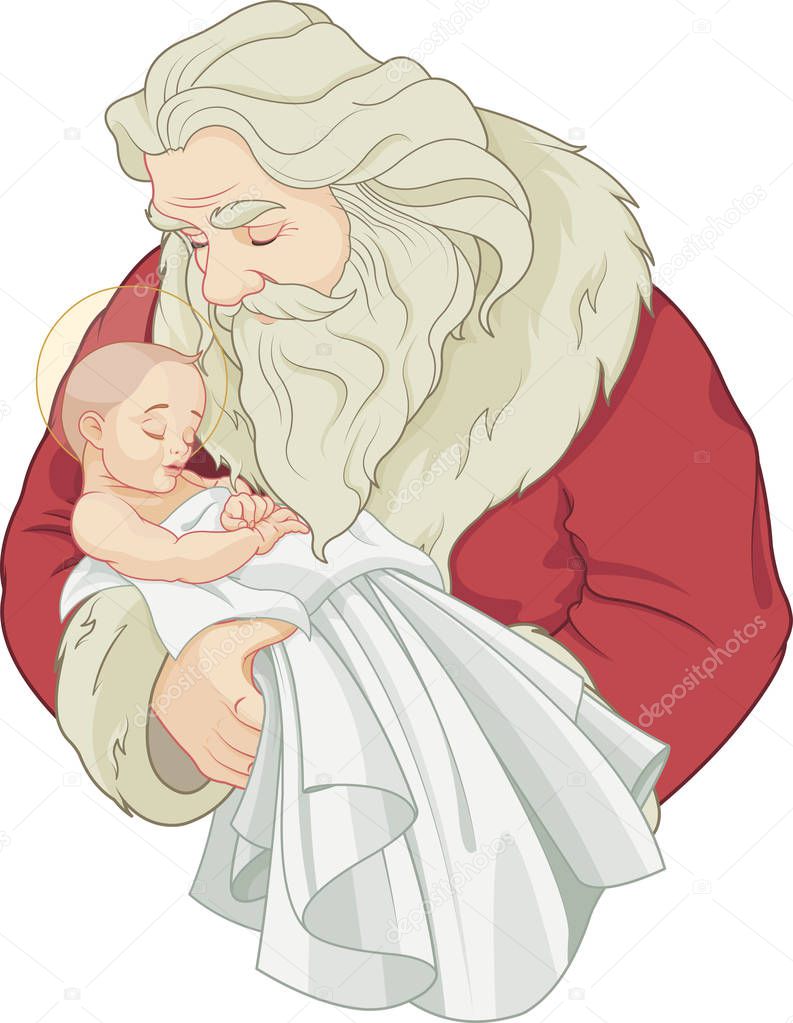 Jesus and Santa Claus