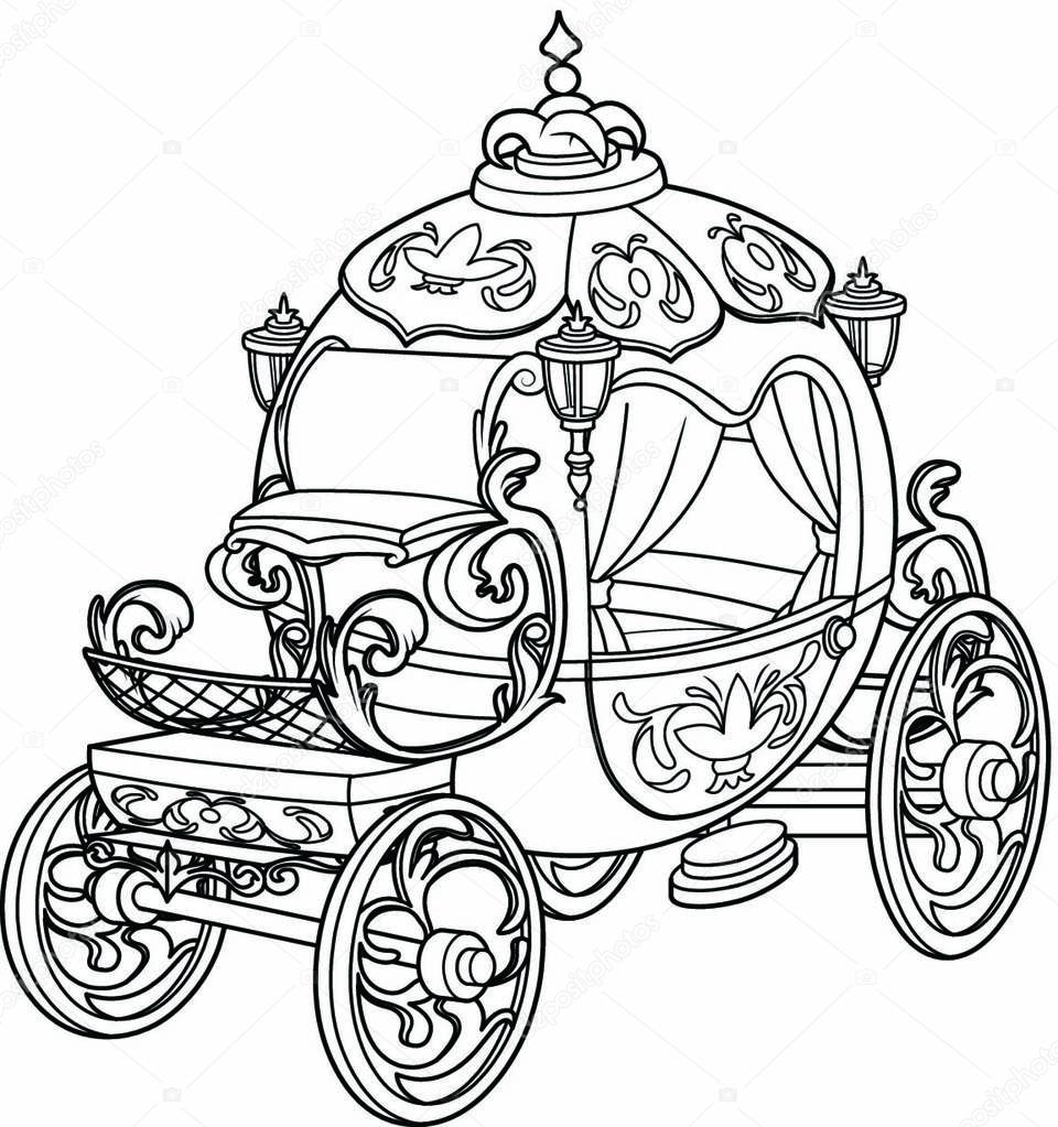 Cinderella fairy tale pumpkin carriage