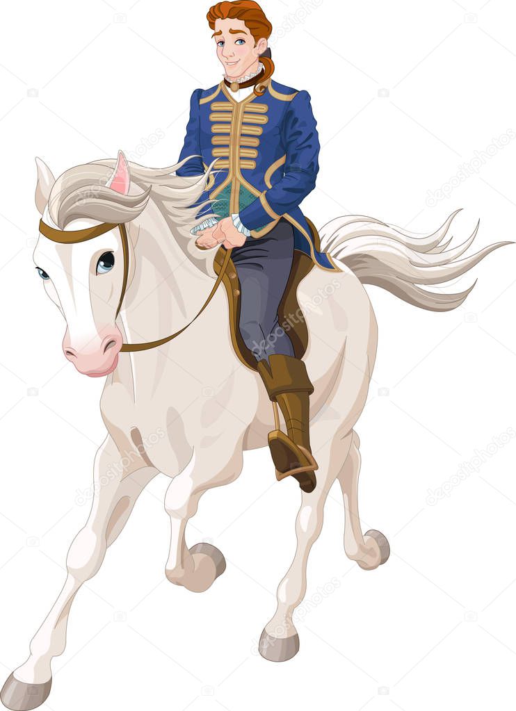 prince riding horse