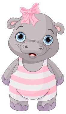 Şirin Bebek hippo kız