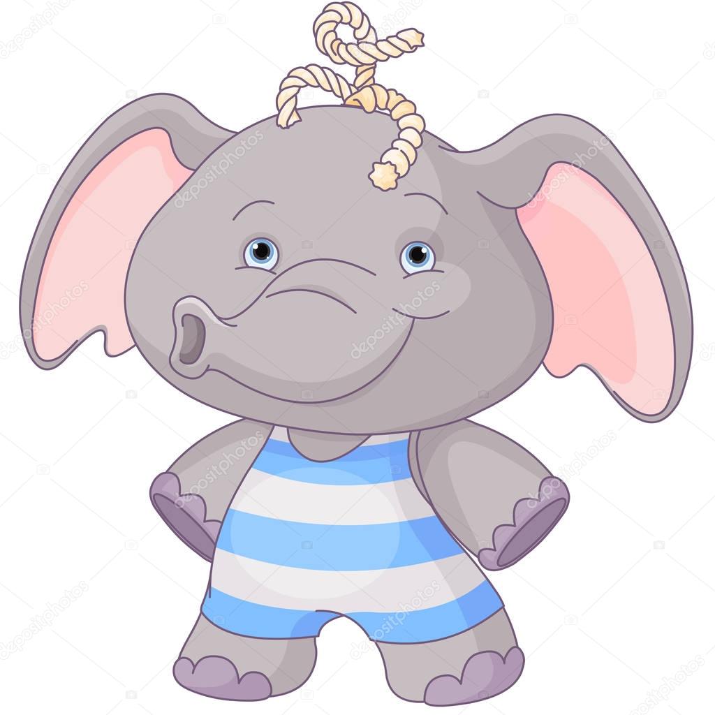 cute baby elephant boy