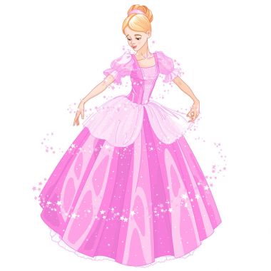 Cinderella onun yeni top elbise arıyor