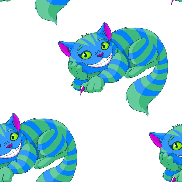 Dessin animé Cheshire chat — Image vectorielle