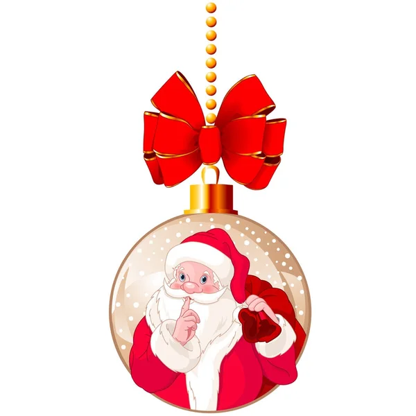 Santa Claus intett ssss — Stock Vector