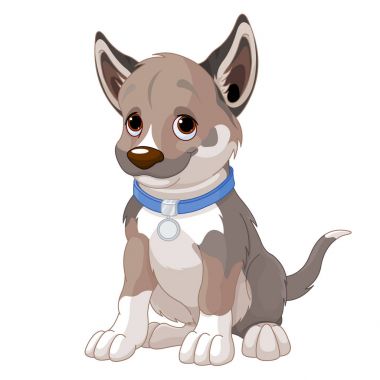  Sevimli oynayan köpek