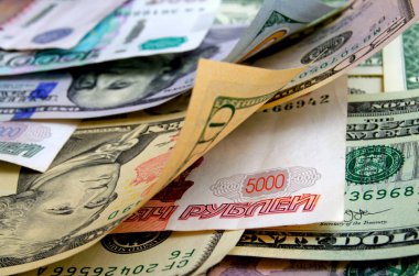 Para spekülasyon Rublesi Doları.