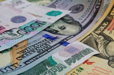 Para spekülasyon Rublesi Doları.