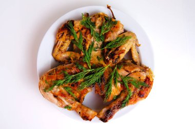 Fried chicken dereotu ile.