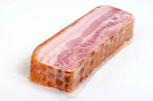 Speck in Vakuumverpackung. — Stockfoto