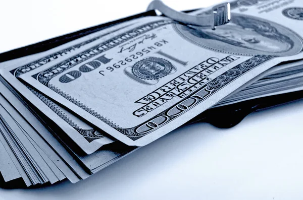 US dollár egy pénztárca. — Stock Fotó