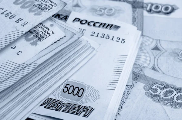 Bargeld Rubel von Russland. — Stockfoto