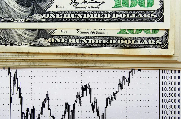 Dollar exchange rate has risen. — Stock Photo, Image