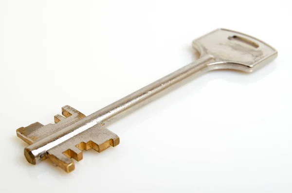 Schlüssel ist Nahaufnahme. — Stockfoto