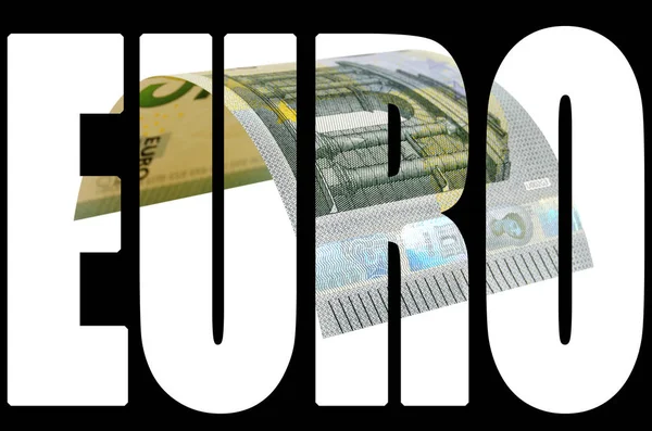 Billete de cinco euros aislado sobre fondo blanco . —  Fotos de Stock