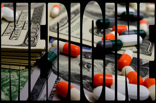 Spekulation Mit Medikamenten Und Betrug Mit Arzneimitteln — Stockfoto
