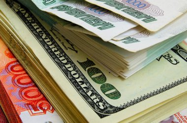 Rublesi Doları urrency spekülasyon.