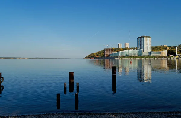 Cheboksary, Russia - September 11, 2019: Cheboksary River Port a — Stock Photo, Image