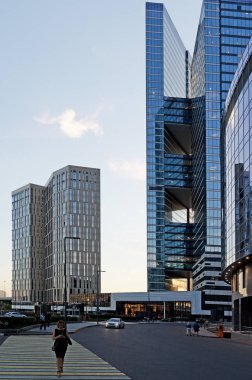 Moskova, Rusya - 16 Haziran 2018: Moskova Uluslararası İş Ce