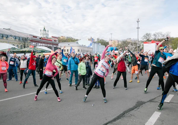 Nova Poshta Kyiv Half Marathon. 09 april 2017. Kyiv, Ukraine — Stock Photo, Image