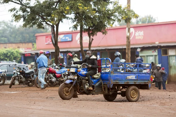 Typowy ulica sceny w Arusha w Tanzanii — Zdjęcie stockowe
