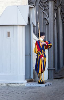  Ünlü kurumlu İsviçreli muhafızlar Vatikan koru